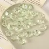 Estilo Fresco y Elegante Cuentas de Cristal de Forma Irregular, Cuentas Sueltas de Vidrio con Agujero Recto, Materiales para Accesorios de Joyería de Pulsera y Collar Hechos a Mano para Bricolaje, Enfilado de Cuentas
