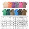 Camiseta de Algodão Puro 230g Estilo Oversize Floco de Neve Frito Moda de Rua Masculina Marca de Roupa Impressão Personalizada Impressão DTG Personalizada
