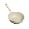 Wok de Fondo Plano, Sartén Pequeña Multifuncional Antiadherente para Uso Doméstico, Adecuado para Cocinas de Inducción, Sartén Antiadherente