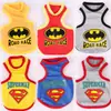 Chaleco para Mascota Batman Superman Ropa para Cachorro Teddy Primavera y Verano Ropa para Perro Pequeño Poodle Gato Ropa para Mascota