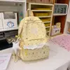 Nova Mochila Estilo College, Bolsa Escolar Leve e Fofa, Bolsa de Ombro Único para Alunos do Ensino Fundamental II e Ensino Médio, Mochila para Deslocamento para Estudantes Universitárias