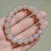 Nueva pulsera colorida de luz azul, pulsera de vidrio suave trenzada a mano para estudiantes, novias, original, pequeña, fresca, colorida, imitación jade