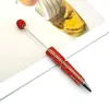 Caneta DIY com pedrarias de strass listradas retas, caneta criativa com pingente de strass para customizar, caneta de presente pesada colorida com strass em estoque