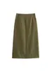 Ropa de mujer de estilo europeo y americano para comercio exterior en stock, nuevo conjunto de moda simple sin mangas, falda chaleco, para ir al trabajo 2024 otoño