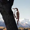 Suministro Transfronterizo de Estación Independiente Silueta de Pájaro Búho Colibrí Pájaro Carpintero Petirrojo Serie Silueta de Pájaro Enchufe para Jardín