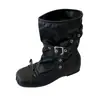 Sapatos Femininos Baixos Retro Franceses de Luxo Verão 2026 Novo Estilo com Saias Sola Macia Mary Jane Botas Curtas