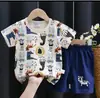 Nuevo Conjunto de Verano de Manga Corta para Niños, Ropa para Niños Estilo Delgado, Camiseta Nueva para Niñas, Ropa para Bebés y Niños, Mono al por Mayor