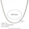 Moda Europeia e Americana Simples Conjunto de Corrente para Cintura e Colar de Aço Titânio para Mulheres Aço Inoxidável Banhado a Ouro 18K Versátil Pulseira de Corrente S Tornozeleira
