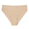 Ropa Interior Deportiva de Hielo de Seda sin Costuras Anti-Vergüenza para Mujer, Capa Transpirable Deportiva Invisible, Entrepierna de Algodón Puro