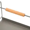 Estante para especias estante de almacenamiento de cocina para uso doméstico, organizador de encimera de varias capas para aceite, sal, salsa y vinagre, estante de almacenamiento multifuncional con mango de madera