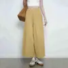 Pantalones Casuales de Pierna Ancha, Plisados, Adelgazantes, Holgados, Elegantes de Alta Gama para Mujer, Diseño Original con Drapeado