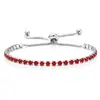 Pulseira ajustável feita à mão, best-seller transfronteiriça, pulseira com cordão ajustável e detalhes em diamante estilo ins para mulheres, atacado de joias femininas