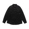 Roupas Masculinas North Boundary Marca Americana Moderna Outono 2025 Novo Camisa de Sarja de Algodão Camisa de Cor Sólida Masculina e Feminina