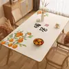 Jogo Americano de Couro, Não Lavável, Impermeável, à Prova de Óleo, Resistente ao Calor, Jogo Americano de Mesa de Jantar, Toalha de Mesa para Mesa de Centro, Luxo Leve, Sensação de Alta Qualidade, Toalha de Mesa para Sala de Estar
