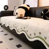 Cojín Grueso de Invierno para Sofá, Cojín Irregular de Felpa de Nuevo Estilo para Asiento de Sofá, Funda de Sofá Antideslizante de una Pieza, Manta para Sofá