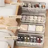Caixa Dobrável para Armazenamento de Sapatos Doméstico, Transparente e Visível, Sem Necessidade de Instalação, Caixa de Sapatos para Debaixo da Cama com Estrutura de Aço Espessada, Cesto Dobrável para Armazenamento