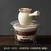 Estufa para cocinar té en casa, juego completo para interior, estufa de carbón para barbacoa exterior, estufa de borde, olla pequeña, utensilios para cocinar té