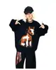 Suéter Macio Estilo Retrô Americano de Faux Mink para Homens e Mulheres, Cleanfit, Casual Solto Preguiçoso Tricô para Casais