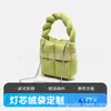 Bolso Lindo de Color Macarrón para Mujer, Bolso de Tela de Pana para Otoño e Invierno con Procesamiento Personalizado, Etiqueta y Logo