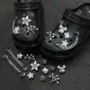 2026 Nuevos Zuecos Saturno con Diamantes Decoraciones DIY Creativas Broches a Presión Flor de Zapato 3D Accesorios Desmontables
