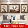 Pintura de Diamantes Triple Diamante Fortuna Alce Pegar Punto de Cruz Flor 2018 Nuevo Estilo Europeo 5d Sala de Estar Dormitorio