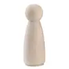 Homem de Madeira Pintado DIY para Crianças 75mm Cor de Tronco Homem de Madeira Boneca de Madeira para Grafite Criativo Brinquedo Venda por Atacado