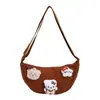 Bolsos Pequeños para Hombres y Mujeres 2025 Nueva Moda Estilo Coreano Bolso de Hombro Individual Cruzado de Moda Pana Pana Bolso Pequeño de Hombro