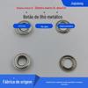 Diâmetro Interno 10mm, Diâmetro Externo 20mm, Feito de Ferro, Cobre ou Aço Inoxidável, Suporta Testes Automáticos em Máquina para Botões de Metal, Botões e Acessórios de Bagagem