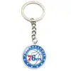 Llavero con Logo de Equipo de la NBA Colgante de Gema del Tiempo Aleación Colgante para Bolso Llave de Coche Regalo para Aficionados al Baloncesto