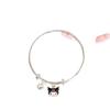 Pulsera Súper Rentable Sanrio con Cascabel para Mejor Amiga Estudiante Femenina Linda y Dulce Kuromi Melody Perro Canela