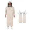 Fato de Apicultor, Jaqueta de Abelha, Chapéu de Abelha, Roupas de Proteção, Traje Espacial, Fato de Proteção Completo contra Abelhas, Luvas, Proteção Corporal Total Contra Picadas de Abelha