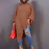 D239 Amazon 2024 Verano Europeo y Americano Gasa Irregular Moda Comercio Exterior Talla Grande Vestido Holgado para Mujer Europeo y Americano