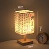 Nueva Lámpara de Mesita de Noche Retro Chinoiserie Dormitorio Estudio B&B Zen Chinoiserie Luz de Noche Casa de Té Poesía Antigua Lámpara de Mesa Caligrafía