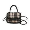 Bolso Pequeño para Mujer 2026 Nueva Moda de Invierno Retro de Lana a Cuadros Nicho Bolso de Hombro Trendy Casual Bolso Cruzado