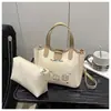 Bolsa Tote para Deslocamento Grande Capacidade 2025 Novo Estilo Mão Moda Deslocamento Ombro Axila Versátil Bolsa Balde