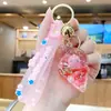 Llavero Creativo de Objetos Flotantes Marinos Forma de Caracola Colgante de Bolsa Cadena de Llaves Colgante Adorno Regalo Venta al por Mayor