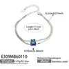 Pulsera de Cadena Doble Capa con Hojas Completamente de Circonita Estilo Europeo y Americano de Lujo Ligero, Acero Inoxidable Chapado en Oro Real de 18K, Joyería Minimalista de Nicho