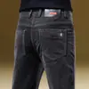Pantalones Casuales de Pana para Hombre 2026 Nuevo Primavera Gama Alta Elásticos Ajustados Rectos Pantalones de Primavera para Hombre