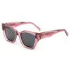 Gafas de Sol Retro Transfronterizas Europeas y Americanas Ojo de Gato Pequeñas y Grandes Venta Caliente en Amazon Cuadradas de Moda Personalizadas Gafas de Sol de Acetato de Gama Alta