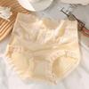 Ropa interior para mujer, sin dejar rastro, sin caderas, nueva, de cintura alta, con encaje, satén dulce, seda, alta elasticidad, bragas ligeras de aceite, venta al por mayor