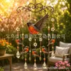 Campanilla de Viento Innovadora Portátil Transfronteriza con Diseño Lindo y Colibrí Creativo