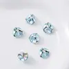 Cristal K9 forma redonda cuadrada sin base, pedrería apilada para arte de uñas DIY, accesorios de decoración de uñas, arte de uñas de primavera en 19 colores