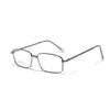 Gafas Xunge rectangulares de metal, simples, retro, planas, para mujer, con forma de silla de montar, para Europa y América, gafas transfronterizas para hombre, nuevas