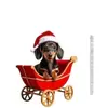 Nuevos Productos Transfronterizos en Stock: Decoración Navideña Acrílica Plana Colgante para Coche, Decoraciones para Árbol de Navidad, Colgantes para Mochila