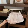 [Dulce y Encantador] ¡Polvo Katie! Chaleco de dibujos animados para bebé niña, pantalón de cuadros en polvo, traje lindo de estilo occidental