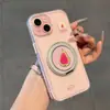 Goiaba Fresca Coco Adequado para Capa de Celular Apple 17Promax Suporte Magnético Giratório Huawei Pura90 Xiaomi
