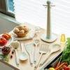 Set de utensilios de cocina de silicona de 7 piezas de colores, espátula de color transparente, juego para cocinar, resistente a altas temperaturas, antiadherente, cuchara, espátula, herramientas de cocina