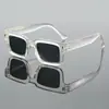Gafas de Sol Europeas y Americanas de Marco Grueso Transfronterizas para Mujer, Gafas de Sol Retro con Personalidad de Moda, Gafas Cuadradas Versátiles para Hombre en Stock
