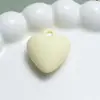 Novos acessórios DIY acrílico feltro à mão tinta coração de amor pingente chaveiro bolsa corrente de celular pingente