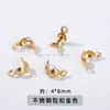 Jingde Joias Fecho de Aço Inoxidável Colar Pulseira Artesanal DIY Material Acessórios de Joias Duplo Orelha Fabricante Atacado